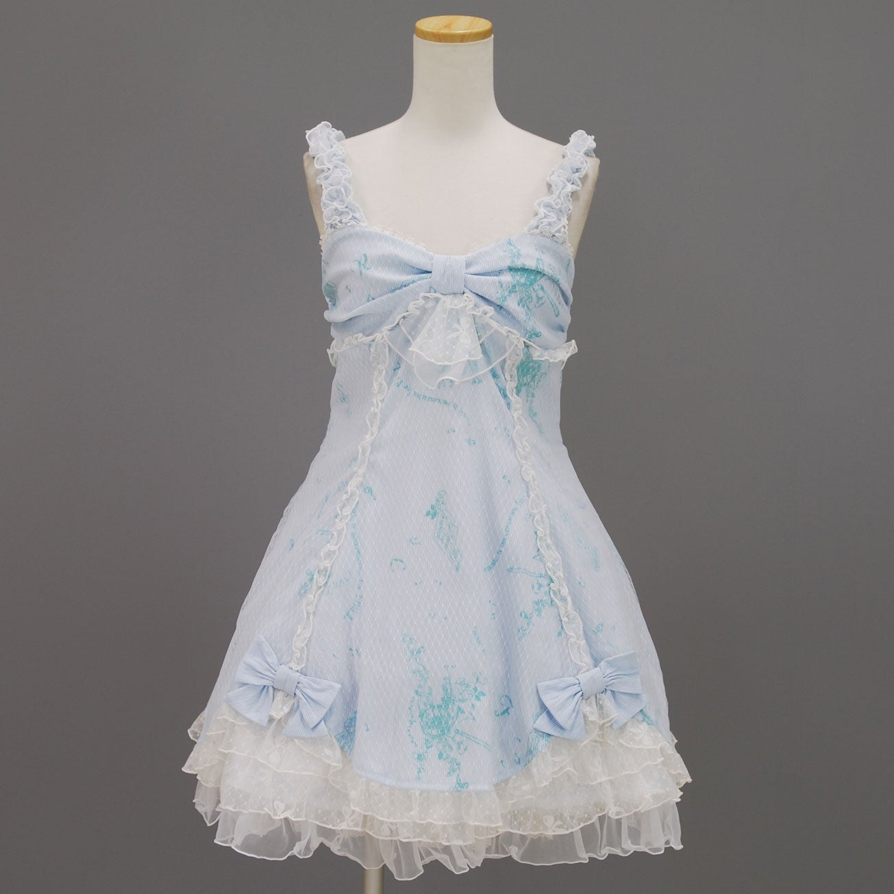 h.NAOTO FRILL ゴスロリ　ロリータ JSK FRILL Fluffy Ribbon JSK by h.NAOTO