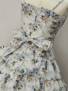 Rococo Bouquet Low-Waist JSK by Victorian Maiden