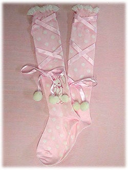Dressing Up Bunny-chan Socks by Angelic Pretty