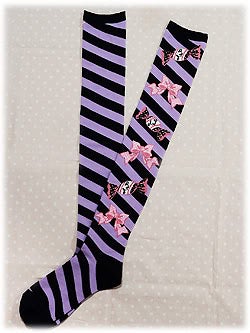 Angelic Pretty☆【新品】キャンディボーダーオーバーニー タグ付き