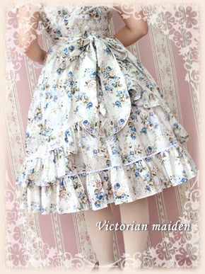 Rococo Bouquet Frill Apron JSK by Victorian Maiden