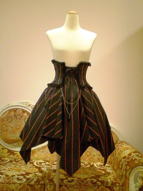 Regimental Corset Skirt by Alice and the Pirates