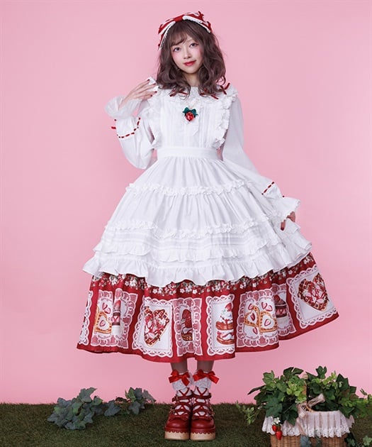 Chalmiere ~ Cotton Frill Apron by Axes Femme