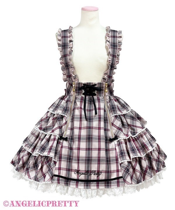 Lovely Tartan Check Skirt by Angelic Pretty