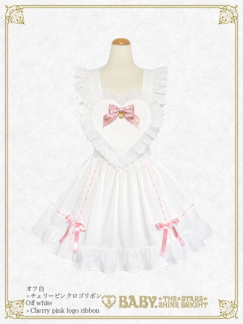 ァ*ん様 ラブリーハートエプロン シロ ハートエプロン ✨New Arrival