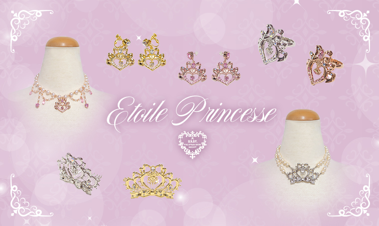 Etoile Princesse♡rubanネックレス ピンク Etoile Princesse ♡ Ruban Necklace (2026 2nd release) by Baby, the