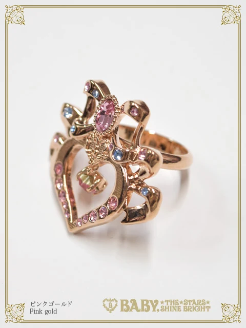 Etoile Princesse♡coeur ピアス　ピンクゴールド Etoile Princesse ♡ Coeur Ring (2026 2nd release) by Baby, the