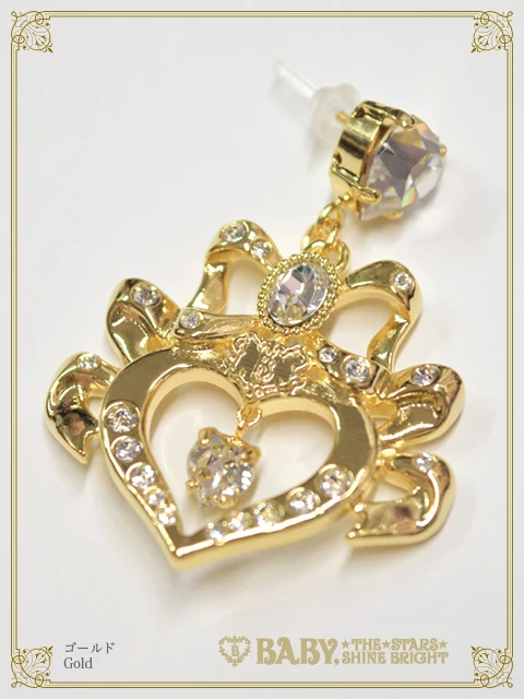 Etoile Princesse ♡ Coeur Pierced Earrings (2026 2nd release) by