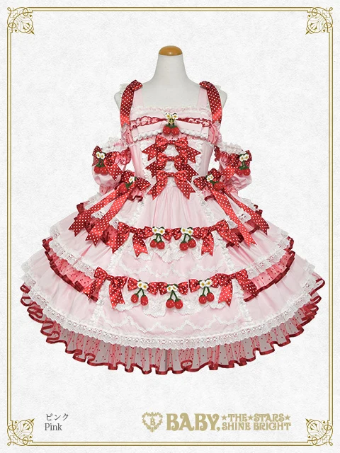 Doki Doki ♡ Heart Fluttering Princess Strawberry JSK by Baby, the