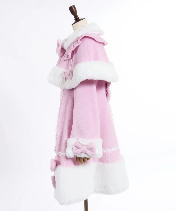 Ameri　CHARME FLARE LONG COAT Chalmiere ~ Long Coat With Cape by Axes Femme