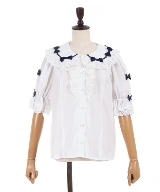 Chalmiere ~ Color Scheme Ribbon Blouse (2026) by Axes Femme