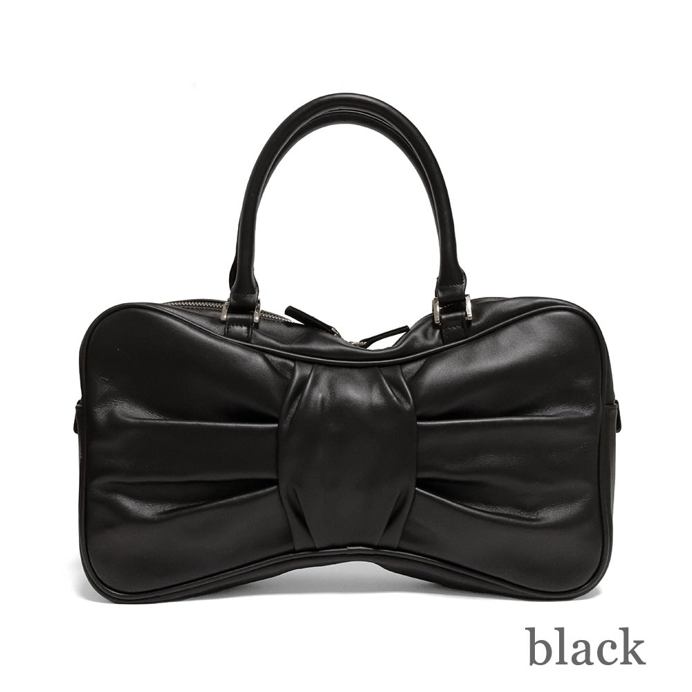 新品未使用　Emily Temple Cute 本革リボンBag ブラック 01M1F6JMY7K0CYVEHH1N9CS5F9.jpeg