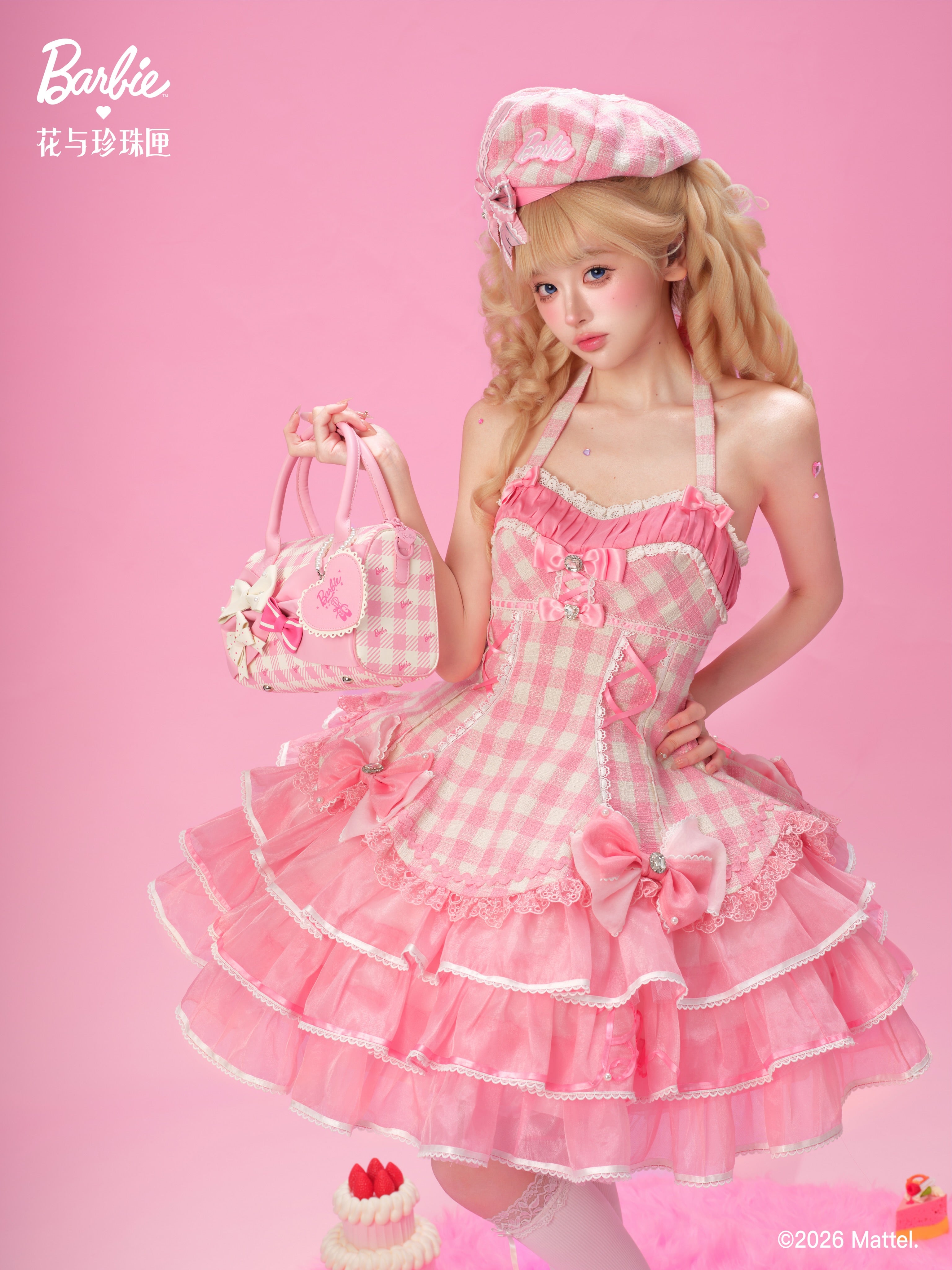 Mademoiselle Pearl ~ Barbie Collaboration Blooming Daydream Halter