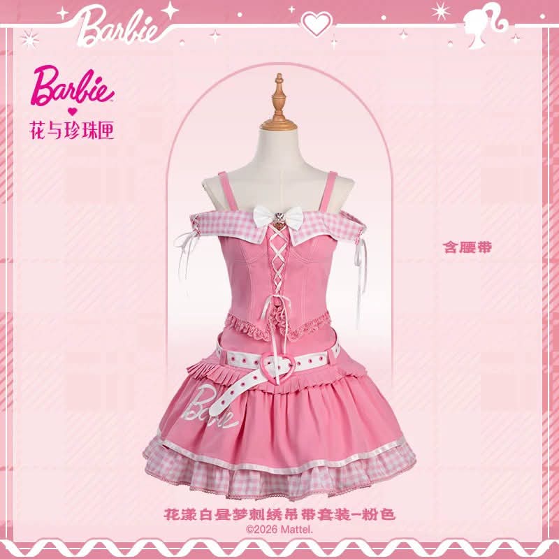 Mademoiselle Pearl ~ Barbie Collaboration Blooming Daydream Plaid