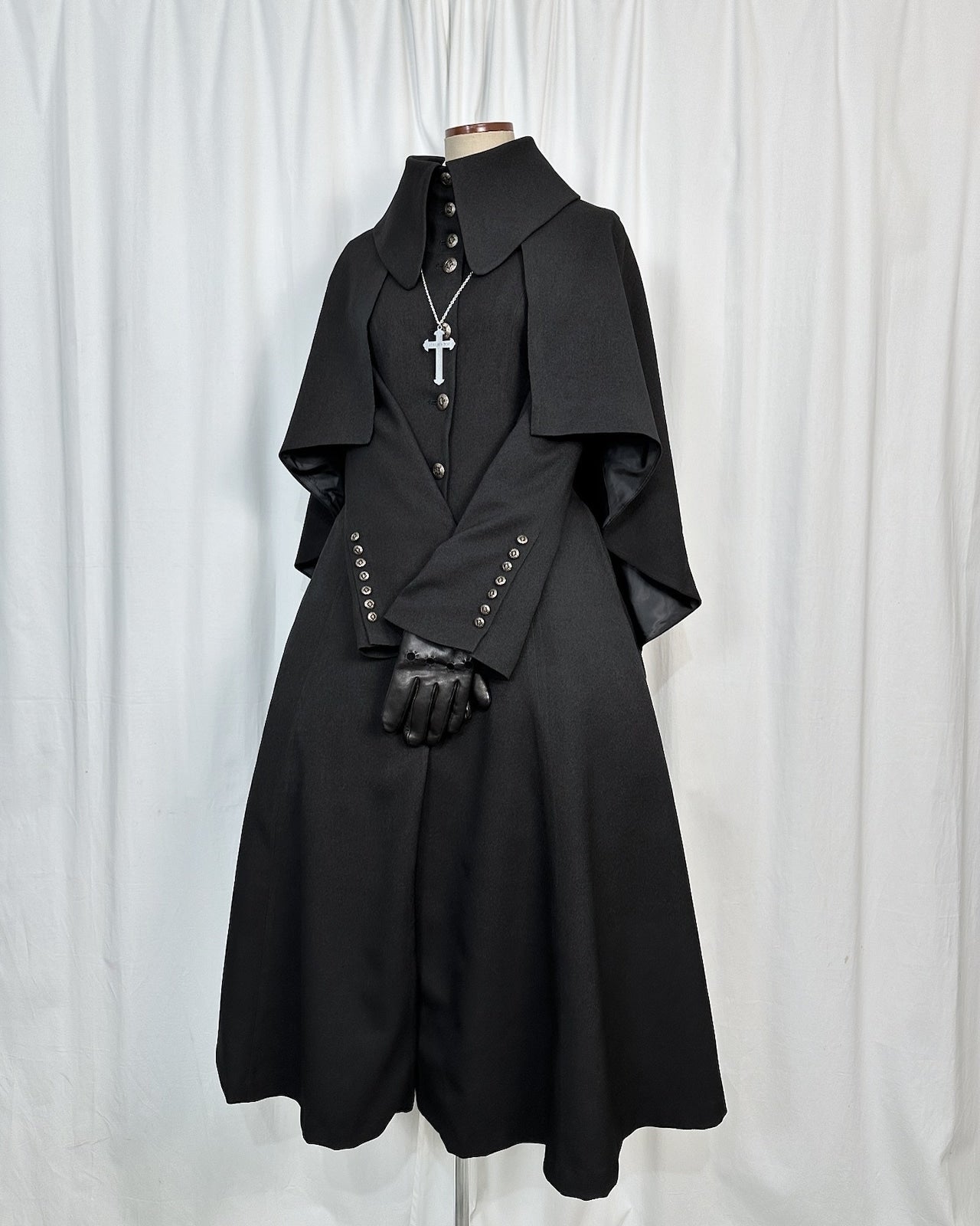 ゴ*リ様 OVERCOAT Cape Shoulder Overcoat - B 01M1VJT2FB63QZV6ZSGB5KV39X.jpg