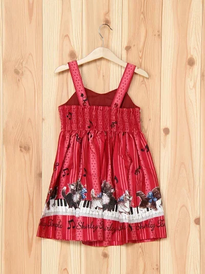 Toddler ~ Cat Print JSK by Shirley Temple