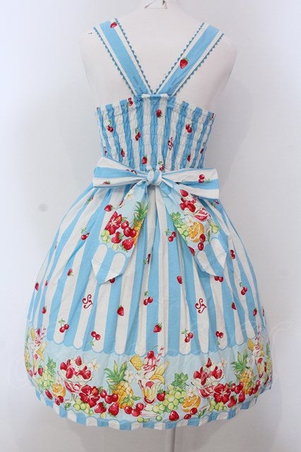 Sister ~ Anniversary Stripe Tropical Fruits JSK by Shirley Temple