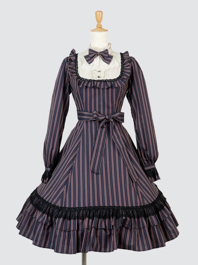 Regimental Classical Doll Midi Length OP by Victorian Maiden