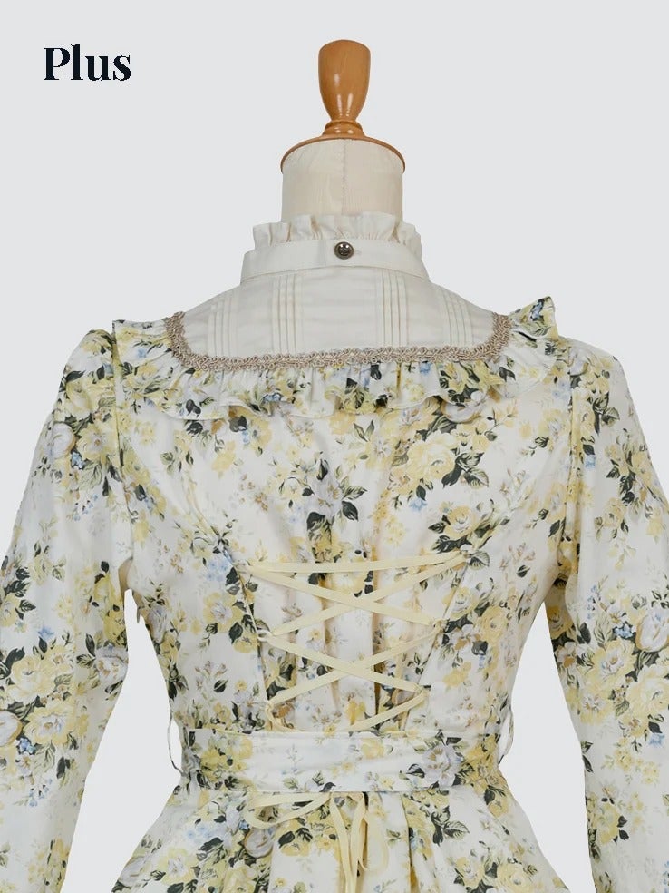 Rococo Bouquet Classical Doll Midi Length OP by Victorian Maiden