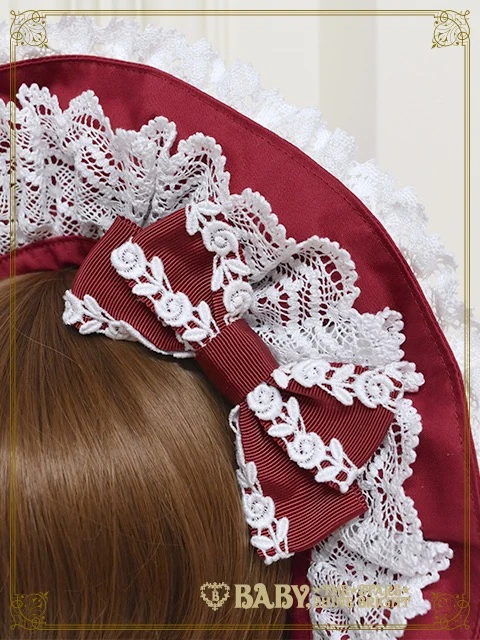 Torchon Lace Full Bonnet by Baby, the Stars Shine Bright
