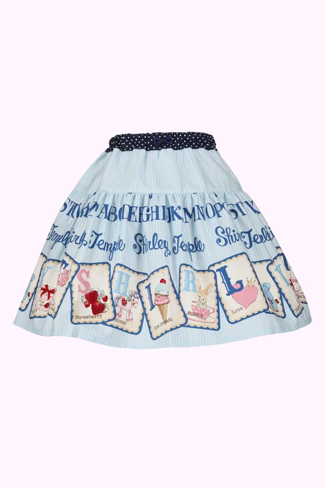 Toddler ~ Alphabet Card Skirt by Shirley Temple