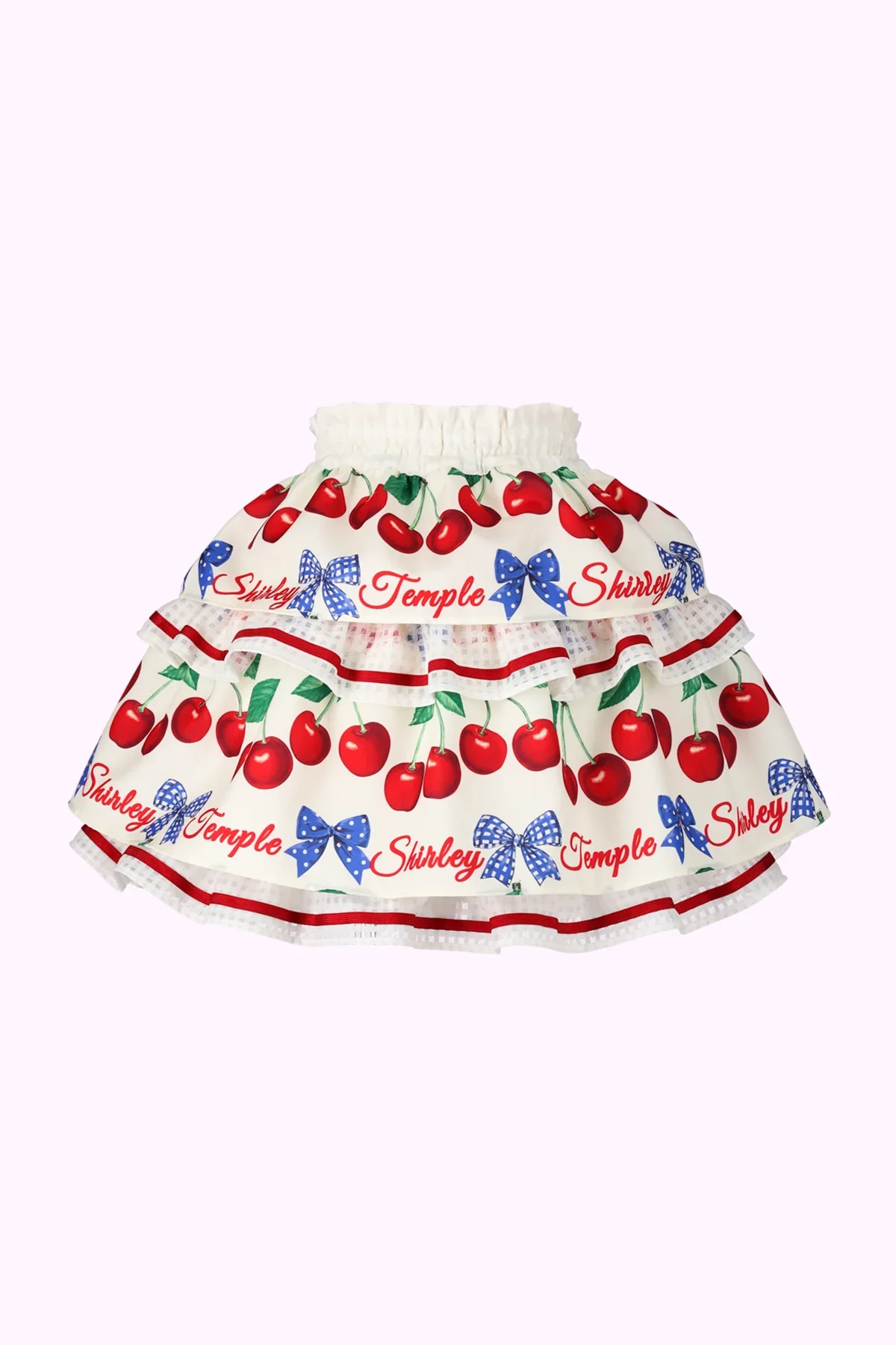 新品♡Shirley Temple♡チェリーボーダープリントスカート Toddler ~ Cherry Stripe Skirt by Shirley Temple