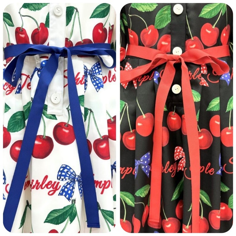 Ladies ~ Cherry Stripe OP by Shirley Temple