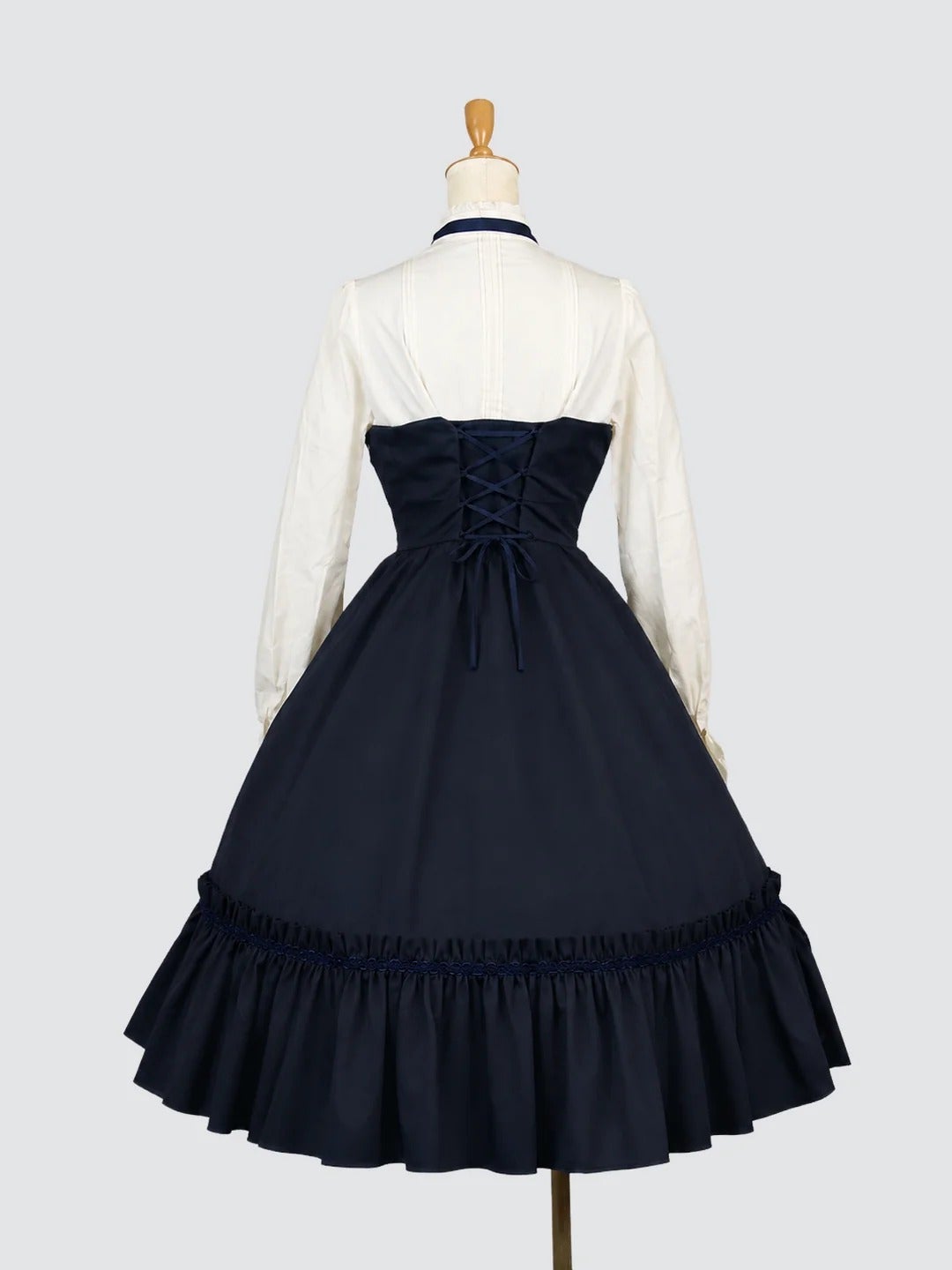 ワンピース DOLCELICHE EmbroideredMermaidKnitDress Dirndl Bustier OP by Victorian Maiden