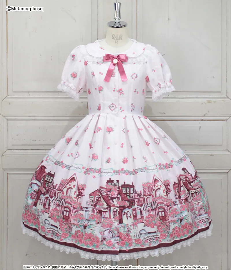 Maison des Roses Short Sleeve OP by Metamorphose Temps de Fille