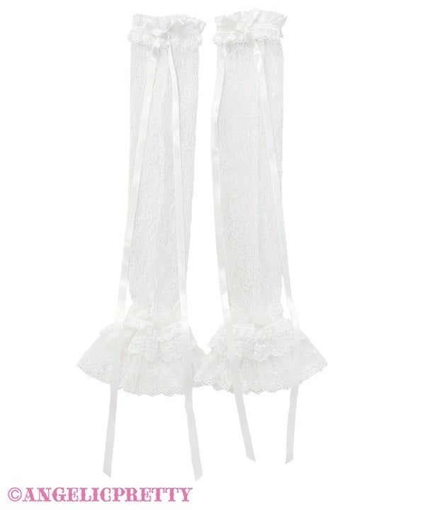 Princess Lace Dressy Arm Warmers (2026 2nd release) by Angelic Pretty