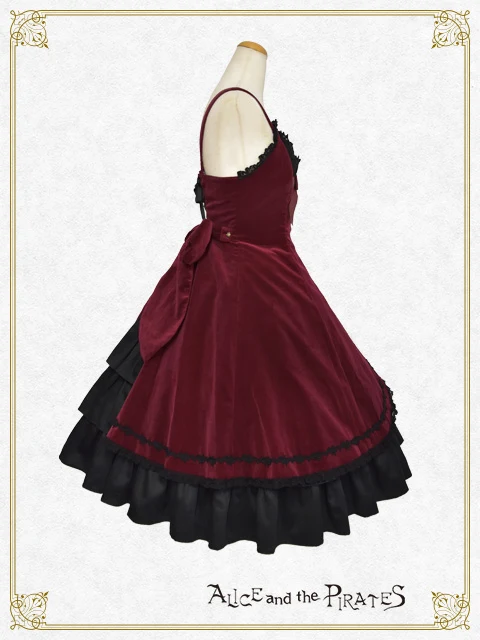 Antique Dahlia Velveteen JSK by Alice and the Pirates