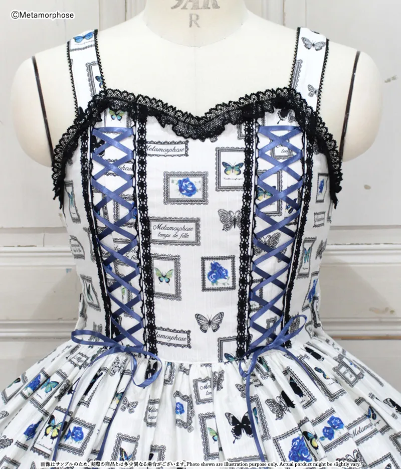 Butterfly Museum Lace Up JSK (Plus Size) (2026) by Metamorphose