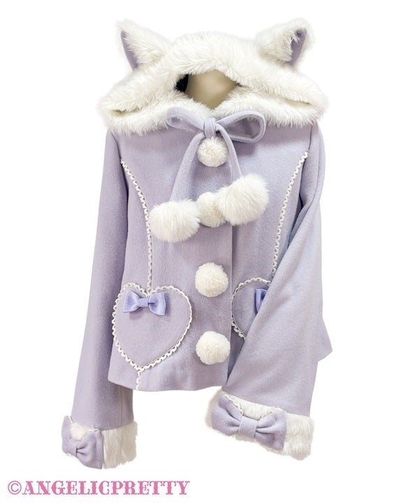 Fancy Cat Ear Short Coat by Angelic Pretty