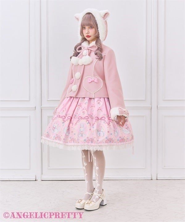 Fancy Cat Ear Short Coat by Angelic Pretty