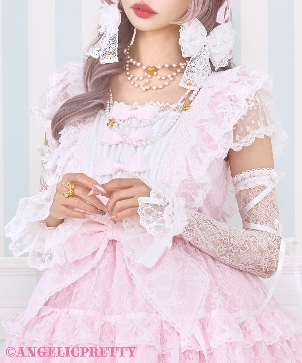 Princess Lace Dressy Arm Warmers (2026 2nd release) by Angelic Pretty