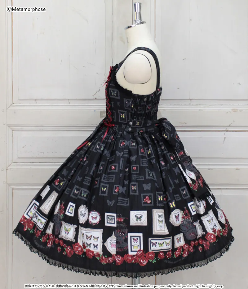 Butterfly Museum Lace Up JSK (Plus Size) (2026) by Metamorphose