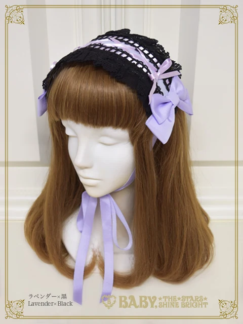 Ladder Lace Spindle Headdress (2026) (sateen) by Baby, the Stars
