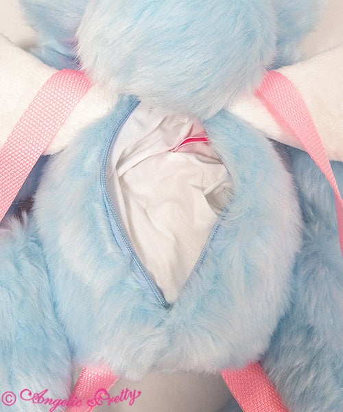 Milky Bear Plush Backpack (2015 2nd Release) by Angelic Pretty Milky Bear Plush Backpack (2015 2nd Release) by Angelic Pretty