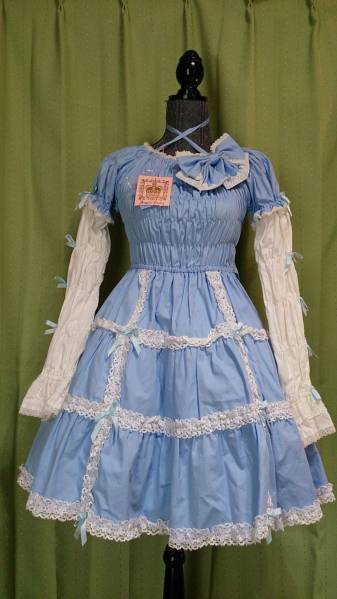 アンジェリックプリティ シャーリングワンピース Shirring Princess OP (2006 1st Release) by Angelic Pretty