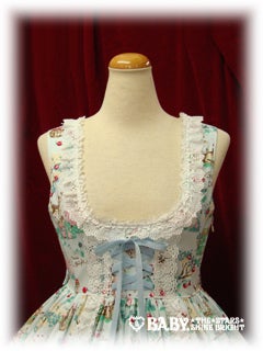 2010 ベイビーザスターズ Blooming  White JSK Blooming Snow White Underbust JSK by Baby, the Stars Shine Bright