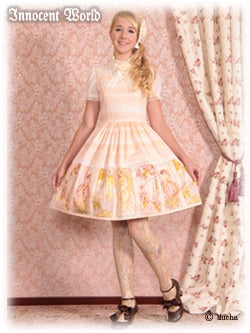 公*o様 Innocent World×ミュシャ&ヘッドドレスset♪ Mucha Sleeveless JSK by Innocent World