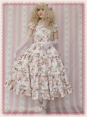 Rococo Bouquet Long OP by Victorian Maiden