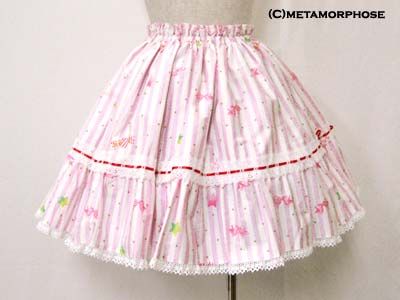CL / Candy Star Rabbit Frill Skirt by Metamorphose Temps de Fille