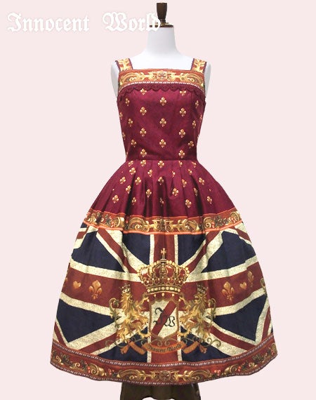 Union Jack Just Waist JSK by Innocent World