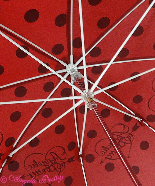 Dolly Dot Print Umbrella by Angelic Pretty