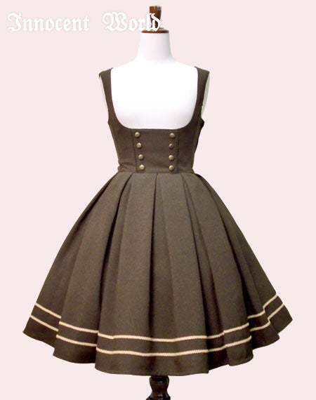 Corset Tucked Flare JSK by Innocent World