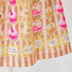 Patisserie Print Sleeveless OP by Emily Temple Cute