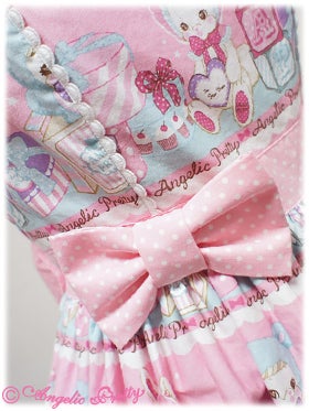 Fancy Box Shoulder Frill JSK by Angelic Pretty