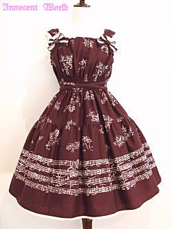 Musical Score Torchon Lace JSK by Innocent World