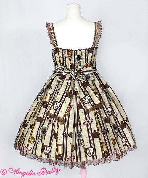 Chocolate Rosette Special JSK Set (2017) by Angelic Pretty